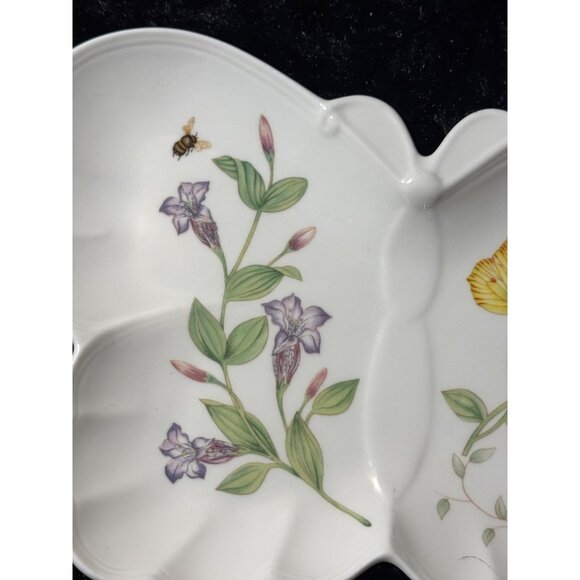 Lenox Butterfly Meadow Porcelain Butterfly-Shaped Trinket Dish/ Appitizers - Picture 4 of 5